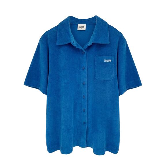 CLAUDIE PIERLOT Terry Shirt in Santorini Blue 3L